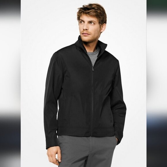Michael Kors Removable Lining Nylon Black Boxy Jacket XXXL